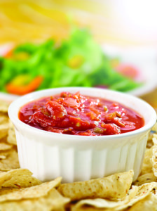 Salsa and chips