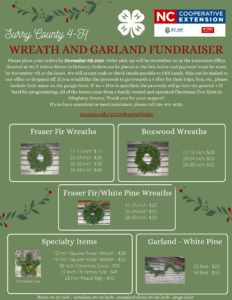 4-H Wreath and Garland Sale