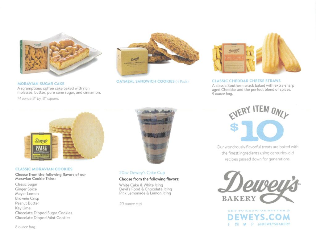 Dewey's Bakery Treats
