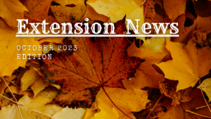 October 2023 Extension News